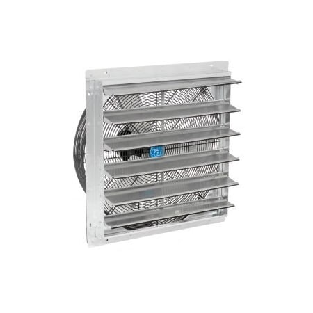 Continental Dynamics Continental Dynamics&reg; 24" Direct Drive Exhaust Fan With Shutter, 1/4 HP, 2 Speed 294497A